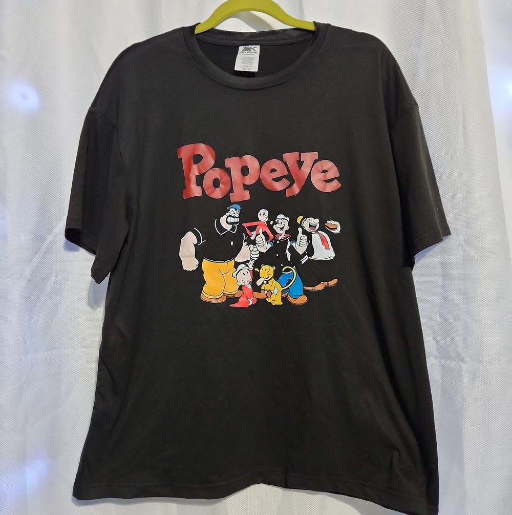 Popeye And Crew Graphic Tee - Black